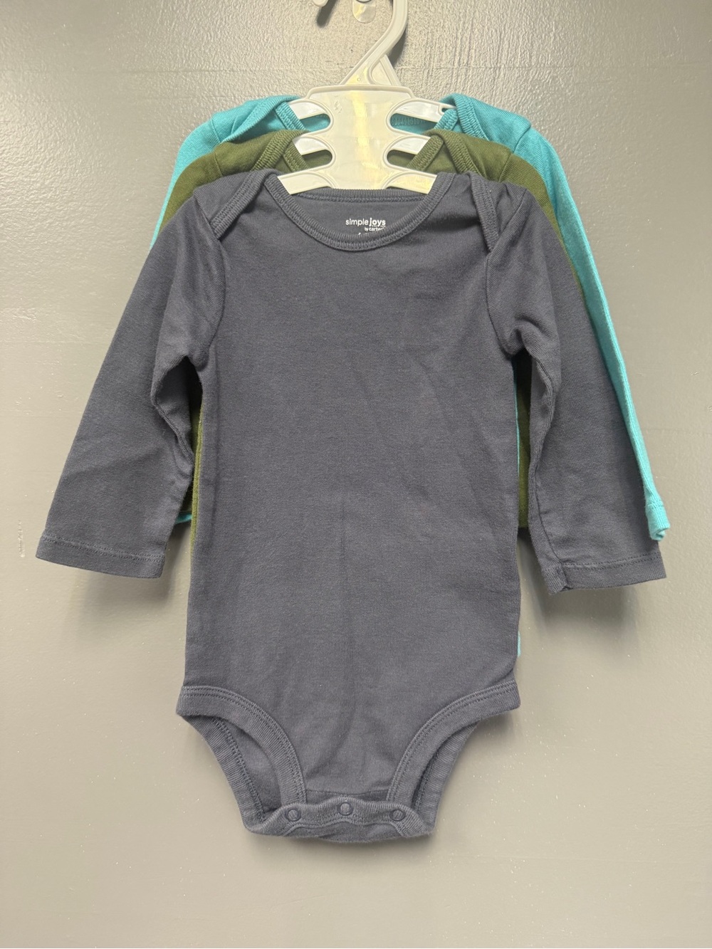 Simple Joys by Carter’s 3-Pack Long Sleeve Bodysuits 6-9M – Baby Basics